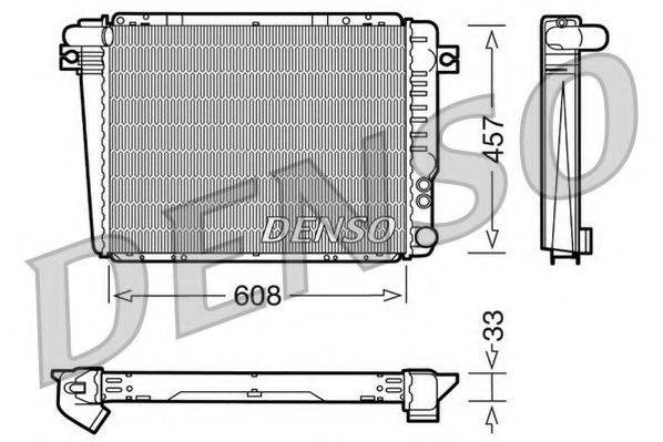 NPS DRM05072 Радіатор, охолодження двигуна