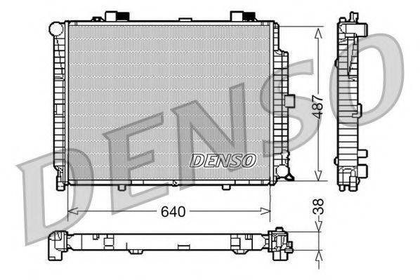 NPS DRM17086 Радіатор, охолодження двигуна