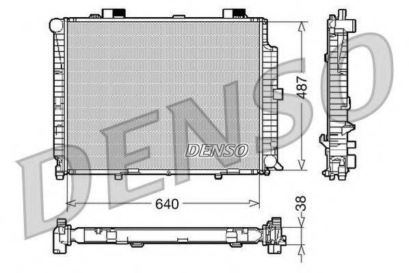 NPS DRM17087 Радіатор, охолодження двигуна