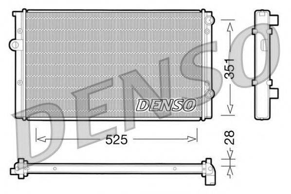 NPS DRM32028 Радіатор, охолодження двигуна