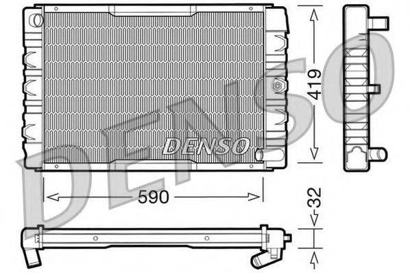 NPS DRM33033 Радіатор, охолодження двигуна