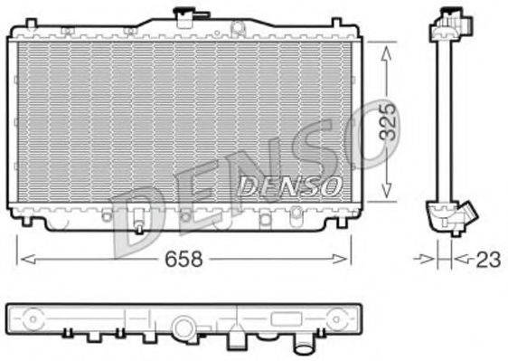 NPS DRM40001 Радіатор, охолодження двигуна