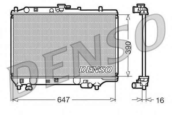 NPS DRM44006 Радіатор, охолодження двигуна