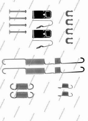 NPS T351A08 Комплектуючі, гальмівна колодка