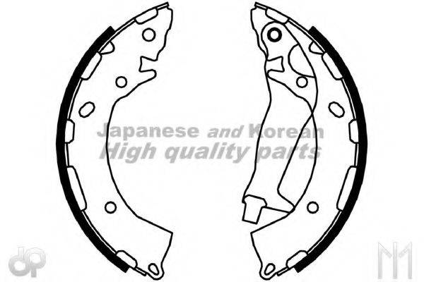 ASHUKI 10503350 Комплект гальмівних колодок