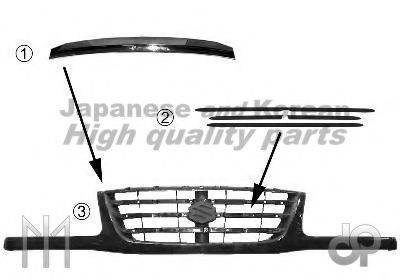 ASHUKI 5249510 решітка радіатора