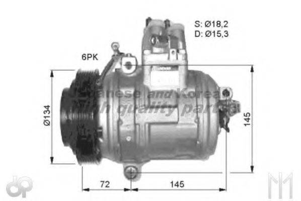 ASHUKI 5300K388 Компресор, кондиціонер