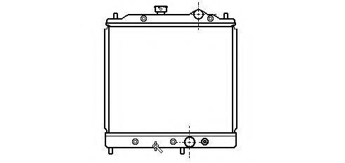 ASHUKI C55201 Радіатор, охолодження двигуна