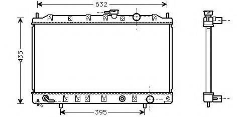 ASHUKI C55730 Радіатор, охолодження двигуна