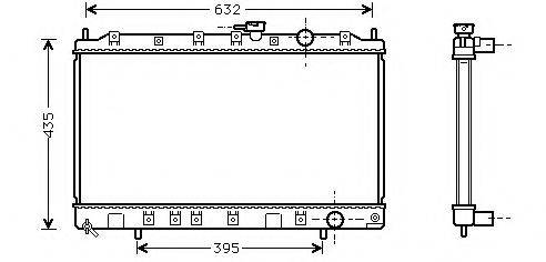 ASHUKI C55743 Радіатор, охолодження двигуна