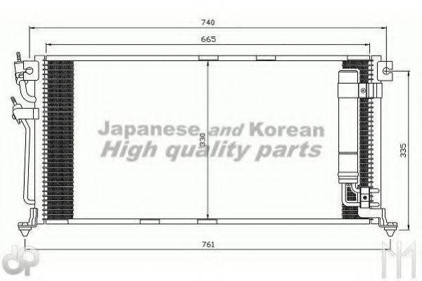 ASHUKI C55904 Конденсатор, кондиціонер