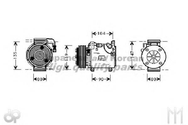 ASHUKI C56101 Компресор, кондиціонер