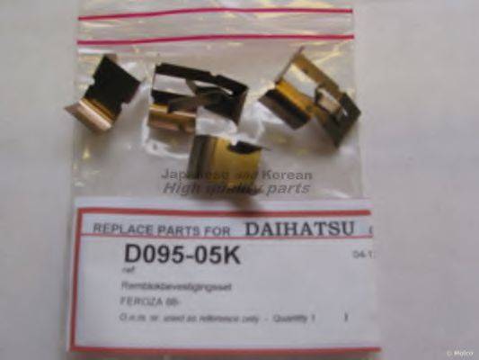 ASHUKI D09505K Комплект гальмівних колодок, дискове гальмо