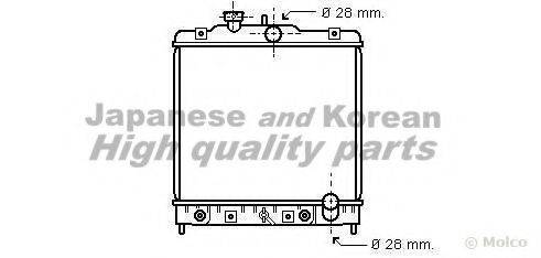 ASHUKI H55315 Радіатор, охолодження двигуна