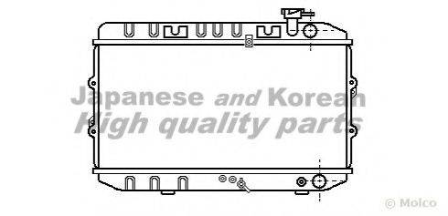ASHUKI H55601 Радіатор, охолодження двигуна
