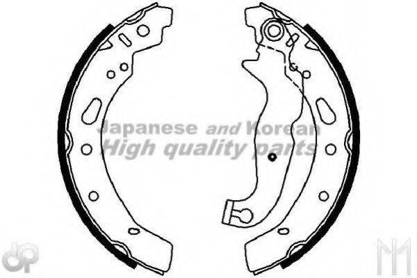 ASHUKI M06815 Комплект гальмівних колодок