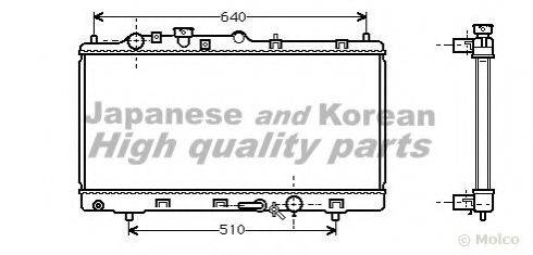 ASHUKI M55923 Радіатор, охолодження двигуна