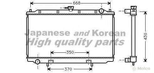 ASHUKI N65308 Радіатор, охолодження двигуна