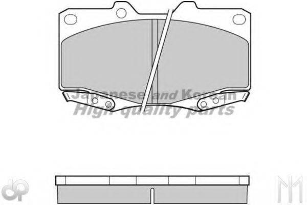 ASHUKI T11245A Комплект гальмівних колодок, дискове гальмо