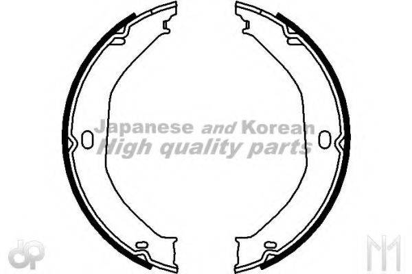 ASHUKI US104103 Комплект гальмівних колодок