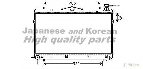 ASHUKI Y55025 Радіатор, охолодження двигуна