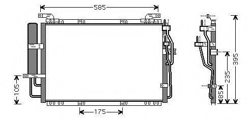 ASHUKI Y55040 Конденсатор, кондиціонер