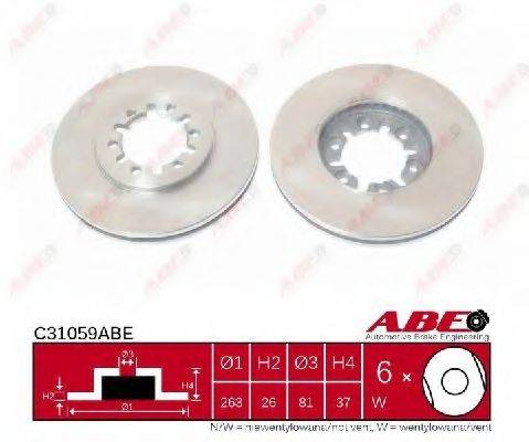 ABE C31059ABE гальмівний диск