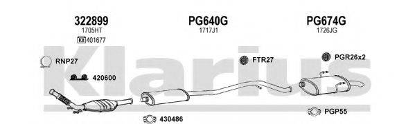 KLARIUS 631520U Система випуску ОГ