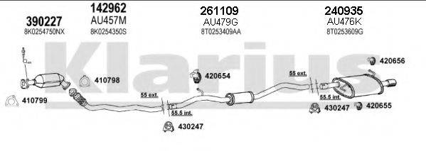 KLARIUS 940795E Система випуску ОГ