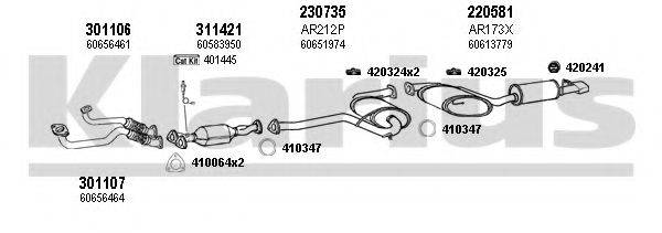 KLARIUS 030280E Система випуску ОГ
