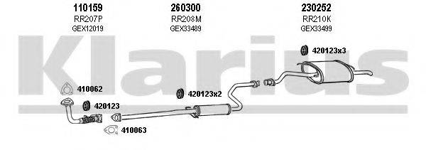 KLARIUS 120064E Система випуску ОГ