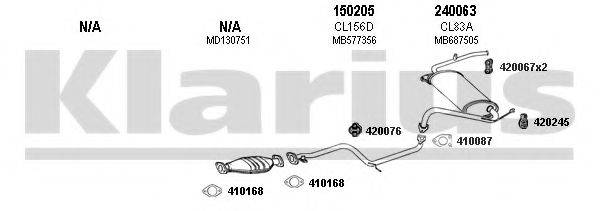 KLARIUS 210100E Система випуску ОГ