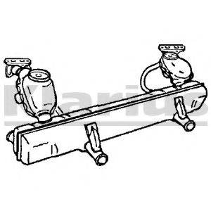 KLARIUS 210271 Середній глушник вихлопних газів