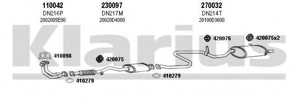 KLARIUS 270156E Система випуску ОГ