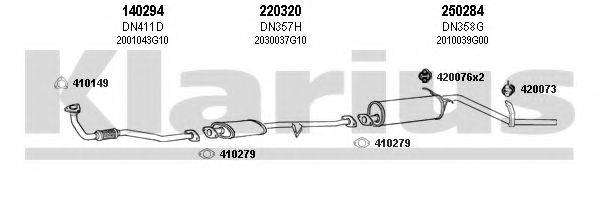 KLARIUS 270305E Система випуску ОГ