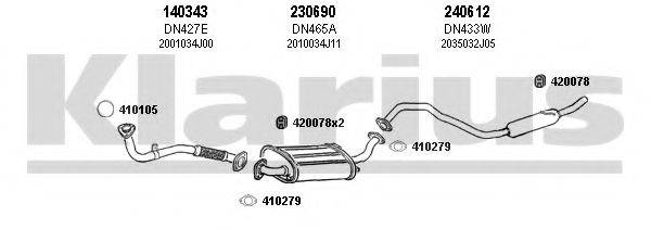 KLARIUS 270308E Система випуску ОГ