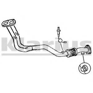 KLARIUS 301123 Труба вихлопного газу