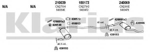 KLARIUS 330297E Система випуску ОГ