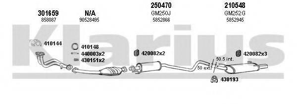 KLARIUS 390970E Система випуску ОГ