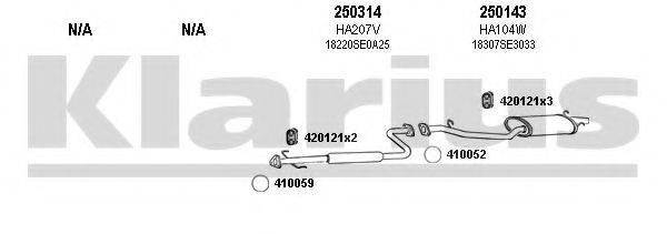 KLARIUS 420103E Система випуску ОГ