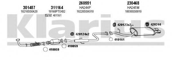 KLARIUS 420140E Система випуску ОГ