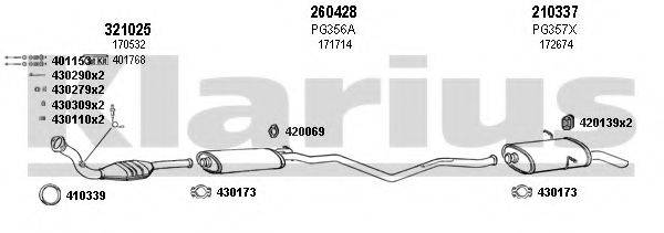KLARIUS 630239E Система випуску ОГ