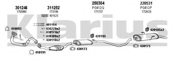 KLARIUS 630468E Система випуску ОГ