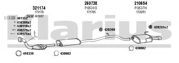 KLARIUS 630509E Система випуску ОГ
