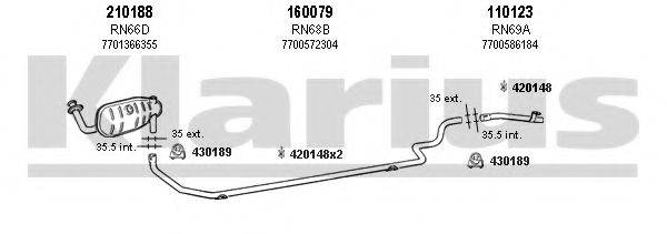 KLARIUS 720007E Система випуску ОГ
