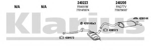 KLARIUS 720330E Система випуску ОГ