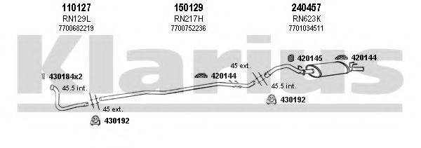 KLARIUS 720577E Система випуску ОГ