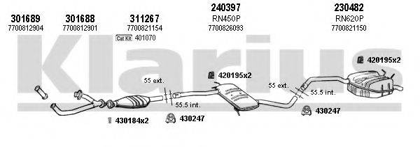 KLARIUS 720594E Система випуску ОГ