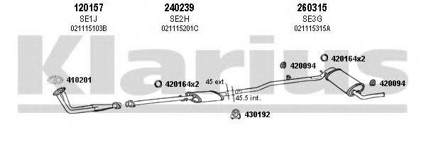 KLARIUS 790001E Система випуску ОГ