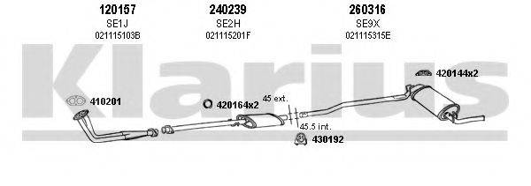 KLARIUS 790008E Система випуску ОГ